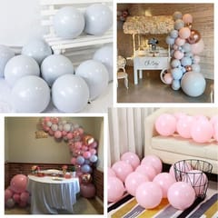 Pink Rubber Balloons Garland Arch Kit- 87Pcs, Birthday Decoration Items For Girls/Bride To Be Balloon/Girl Arrival Kit/Baby Theme Parties/1St Birthday Decoration For (Multi Color) With Decoration Service At Your Place