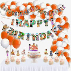 Customized/Personalized (Chota Bheem Theme Party Supplies)  With Decorative Service At Your Place.