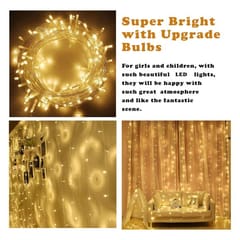 White Decoration Net With Led Fairy Lights And Black/Golden Balloon Combo - Set Of 26 Anniversary Party Celebration Wedding And Valentines Day Or Cabana Tent Decoration With Decoration Service At Your Place