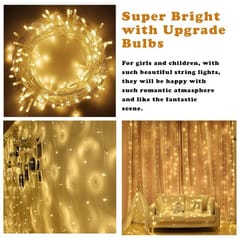 Happy Anniversary Decoration Kit For Bedroom - 63 Items Set - Paper Banner, Foil Curtains, Balloons, Foil Balloons, Lights For Home, Husband, Wife (Golden ) With Decoration Service At Your Place