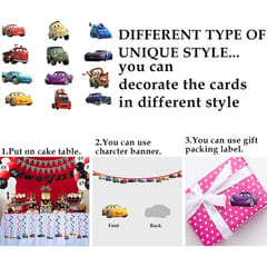 Boy'S Car Theme Decoration Combo Kit For Happy Birthday Decoration - 65 Pcs, Multicolor With Decoration Service At Your Place With Decoration Service At Your Place