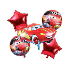 Boy'S Car Theme Decoration Combo Kit For Happy Birthday Decoration - 39 Pcs, Multicolor With Decoration Service At Your Place With Decoration Service At Your Place