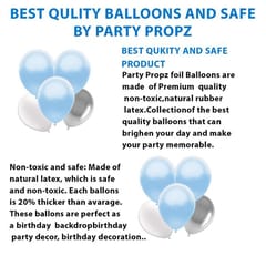 Happy Birthday Balloons Garland Kit-138Pcs Birthday Decorations Kit For Boys/Blue Rubber Helium Balloons For Decoration/ 1St Bday/Ballon Packet/ Balloon Material With Decoration Service At Your Place With Decoration Service At Your Place