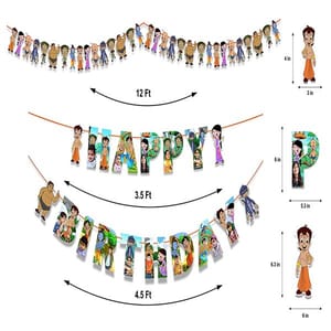 Customized/Personalized (Chota Bheem Theme Party Supplies)  With Decorative Service At Your Place.