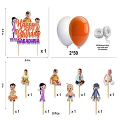 Customized/Personalized (Chota Bheem Theme Party Supplies)  With Decorative Service At Your Place.