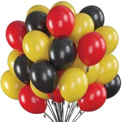 Mickey Mouse Birthday Decoration Balloon Garland Kit Set - 50Pcs For Balloon Set For Birthday Decoration - Red And Black Balloons For Decoration With Decorative Service At Your Place.