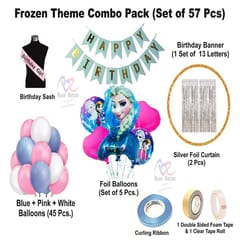 Barbie Theme Birthday Decoration For Girls 57Pcs - Princess Elsa Party Decorations - For Girls /Birthday Decoration  With Decorative Service At Your Place.