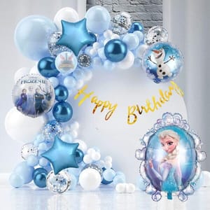 Barbie Theme Birthday Decoration For Girls 78Pcs - Princess Elsa Party Decorations - For Girls /Birthday Decoration  With Decorative Service At Your Place.