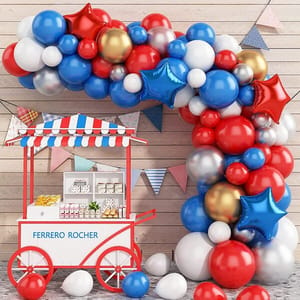 56 Pcs Circus Theme Party Decoration Balloon Garland Kit  With Decorative Service At Your Place.