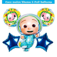 Coco Theme 2Nd Birthday Party Decorations - 57Pc Combo Includes Coco Cartoon Foil Balloons With Decorative Service At Your Place.