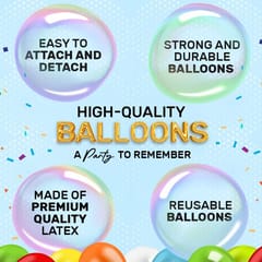 New Year Theme Balloon Decoration Pack Of 48 With Decorative Service At Your Place.