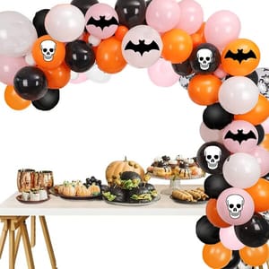 Halloween Decorations Item Balloons Garland Kit - 70 Pack Latex Balloons Balloon Decoration Set For Halloween Party Decorations Supplies  With Decorative Service At Your Place.