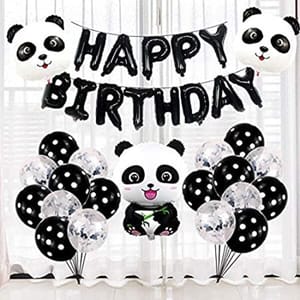 Happy Birthday Party Decoration Set Theme Of Panda-Pack Of 50  With Decorative Service At Your Place.