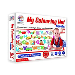 My Colouring MAT for Kids Reusable and Washable (ABCD) GIFT, RETURN GIFT, GIFT FOR KIDS, ART AND CRAFT, DRAWING, COLOURING SET, FOR GIRLS, FOR BOYS, BIRTHDAY GIFT