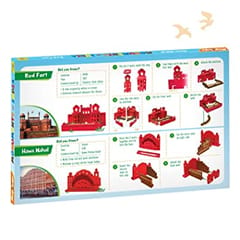 MOPOLOGY Monuments of India Red Fort & Hawa Mahal Construction, Puzzles Set - Educational Toy for Boys & Girls Above 5 Years, Gift for Kids, Gift for Back to School, Return Gift, for Boys, Girls