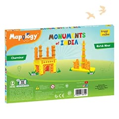 Monuments of India CHARMINAR and QUTUB MINAR Construction, Puzzles Set - Educational Toy for Boys & Girls Above 5 Years, Gift for Kids, Gift for Back to School, Return Gift