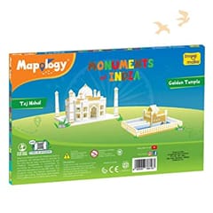 Monuments of India TAJ Mahal and Golden Temple Construction, Puzzles Set - Educational Toy for Boys & Girls Above 5 Years, Gift for Kids, Gift for Back to School, Return Gift