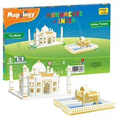 Monuments of India TAJ Mahal and Golden Temple Construction, Puzzles Set - Educational Toy for Boys & Girls Above 5 Years, Gift for Kids, Gift for Back to School, Return Gift