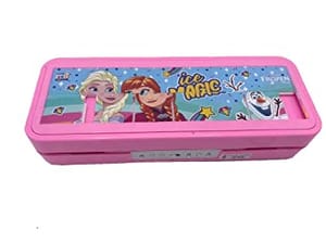 Puzzel Pencil Box Number Lock Jigsaw Image PuzzleSize - 22x9x4 cm Cartoon Character (Frozen)