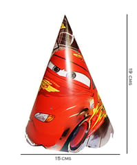 CAR cartoon character theme print CAP for kids  BIRTHDAY PARTY , boys, girl .