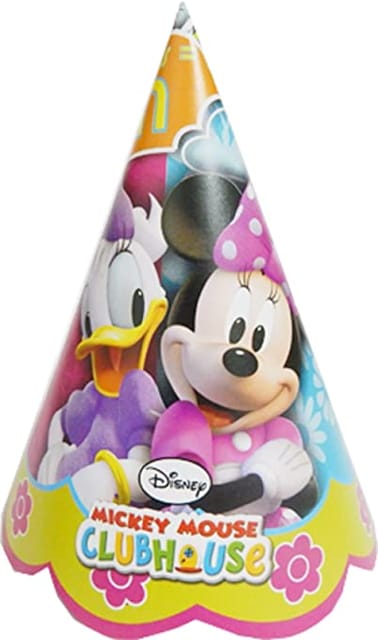 MINNIE MOUSE BIRTHDAY PARTY cartoon character theme print CAP for kids, boys, girl .