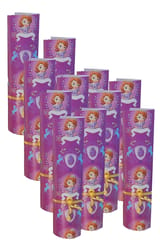 SOFIA PRINCESS Wrapping Paper Gift Wrapping Paper Roll Design for Wedding,Birthday, Shower, Congrats Gifts Size - 50.5 x 70.5 cm (SOFIA PRINCESS, Character Theme set of 10)