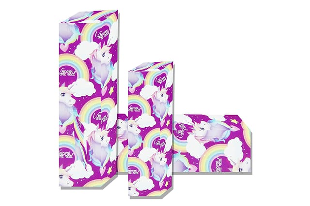 UNICORN PURPULE Wrapping Paper Gift Wrapping Paper Roll Design for Wedding,Birthday, Shower, Congrats Gifts Size - 50.5 x 70.5 cm (UNICORN, Character Theme set of 10)