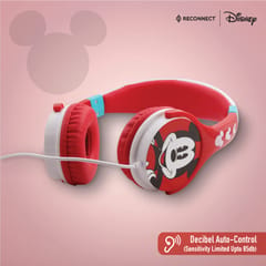 Mickey Mouse Headphone GADGET Reconnect Marvel Disney Sound Suit Kids Edition Series 100 Wired Headphone Specially Crafted for Children