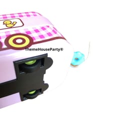 Wheel PENCIL BOX for storing stationery like pencil, pen etc BEST RETURN GIFT, BIRTHDAY GIFT (PINK BUS NEW)