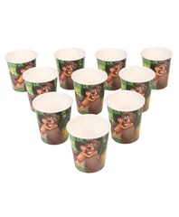 All Party Product Theme Based Party Product Cartoon Print Birthday Party Supplies (jungle book Mogli Cup New) Pack of 10