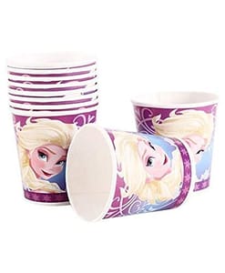 All Party Product Theme Based Party Product Cartoon Print Birthday Party Supplies (Frozen Cup New) Pack of 10