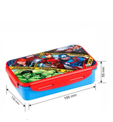 Avengers Sparkle Lock And Seal 800ml Lunch Box For Back To School Boys