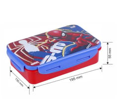 Spiderman Sparkle Lock And Seal 800ml Lunch Box For Back To School Boys