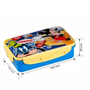 Mickey Sparkle Lock And Seal 800ml Lunch Box For Back To School Boys