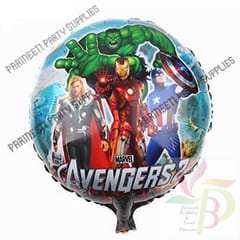 Large Avenger Theme Foil Balloons (Pack of 5)