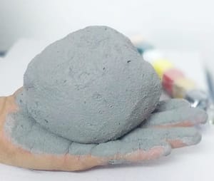 Shadu Clay Ganesha Idol 18cms Approx DIY Kit Mould Make Color n Decorate Ganesh Idol Eco-freindly Murti Used Art and Craft Rs 200 Coloring kit n moti mala Free (DIY Kit Ganesha)