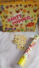 Party Popper Emoji For Weddings, New Year Party, Christmas decor, Birthday Parties and Ganesh Puja Celebration Multicolor ,Confetti Paper , Non-Toxic and Eco Friendly Confetti for Weddings, Anniversaries, Events, Concerts ( Pack Of 1 )