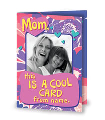 Personalised Card For Mother's Day Mom This Is A Cool Personalised Card ,Gift For Mom (Multicolor )