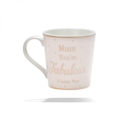 Mom You Are Fabulous Quote Mug White and Golden Ceramic Mug 200ml Mug For Mother's Day  Gift For Mom, Mug For MOM