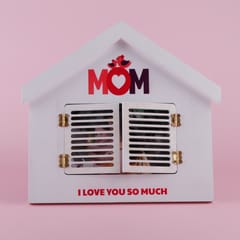 I Love You So Much Mom Wooden Photoframe For Mother's Day Gift For Mom, Photoframe For MOM