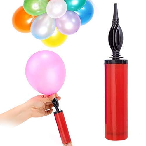 AIR Balloon Pump for Foil Balloons and Inflatable Toys Party Accessory Portable Air Balloon Pump Pack of 1 Air Pump for Balloons/High Output Hand Air Balloon Pump (Size 27cm)