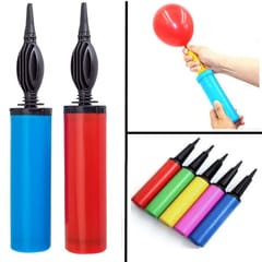 AIR Balloon Pump for Foil Balloons and Inflatable Toys Party Accessory Portable Air Balloon Pump Pack of 1 Air Pump for Balloons/High Output Hand Air Balloon Pump (Size 27cm)