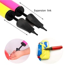 AIR Balloon Pump for Foil Balloons and Inflatable Toys Party Accessory Portable Air Balloon Pump Pack of 1 Air Pump for Balloons/High Output Hand Air Balloon Pump (Size 27cm)