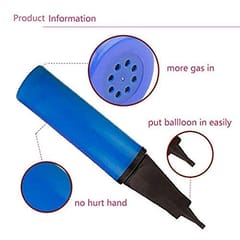 AIR Balloon Pump for Foil Balloons and Inflatable Toys Party Accessory Portable Air Balloon Pump Pack of 1 Air Pump for Balloons/High Output Hand Air Balloon Pump (Size 27cm)