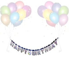 See World Happy Birthday Banner For See World Theme Birthday Party Decoration with Atrractive Colours And Print  For Girls