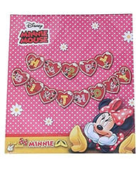 MINNIE MOUSE Happy Birthday Banner For Minnie Mouse Theme Birthday Party Decoration with Atrractive Colours And Print  For Girls