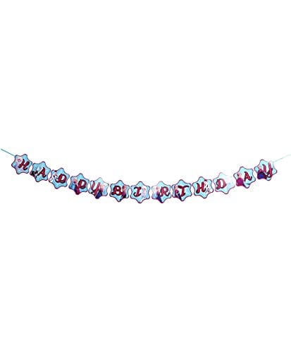 FROZEN Happy Birthday Banner For Frozen Theme Birthday Party Decoration with Atrractive Colours And Print  For Girls