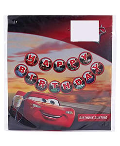 CAR Happy Birthday Banner For Car Theme Birthday Party Decoration with Atrractive Colours And Print  For Boys