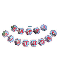 AVENGER Happy Birthday Banner For Avenger Theme Birthday Party Decoration with Atrractive Colours And Print  For Boys