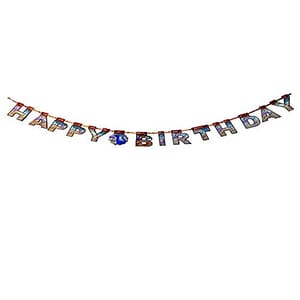 JUNGLE  Happy Birthday Banner For Jungle Theme Birthday Party Decoration with Atrractive Colours And Print  For Girls And Boys